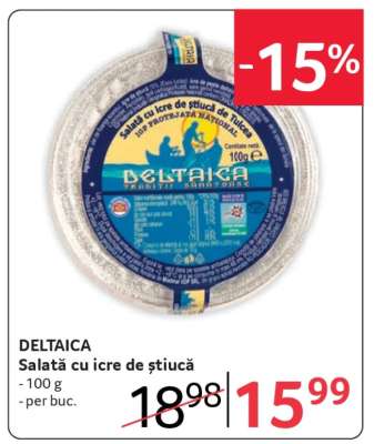 DELTAICA Salată cu icre de știucă