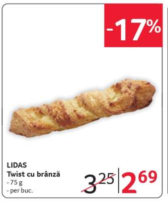 LIDAS Twist cu brânză