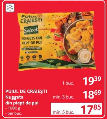 PUIUL DE CRĂIEȘTI Nuggets din piept de pui