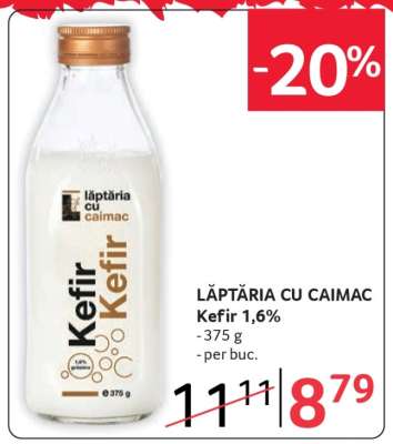LĂPTĂRIA CU CAIMAC Kefir 1,6%