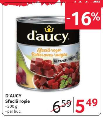 D’AUCY Sfeclă roșie