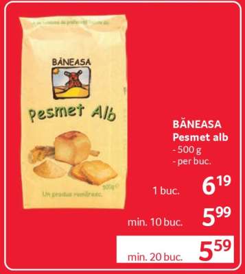 BĂNEASA Pesmet alb