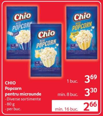 CHIO popcorn pentru microunde