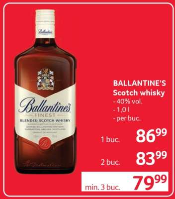 BALLANTINE‘S Scotch whisky