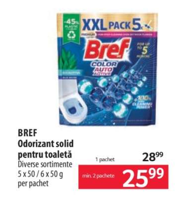 Bref Odorizant solid pentru toaletă