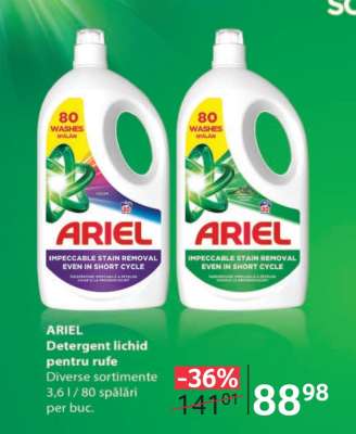 ARIEL Detergent lichid pentru rufe