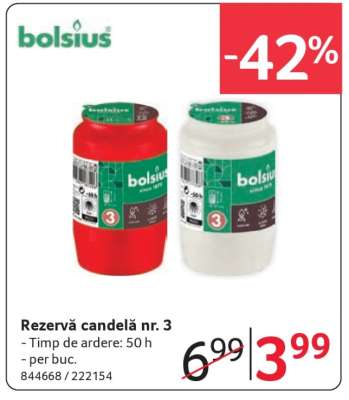 Rezervă candelă nr. 3