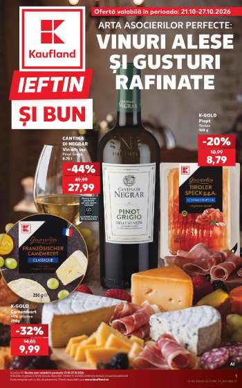 Cataloage Kaufland - 21.10.2026 - 27.10.2026.