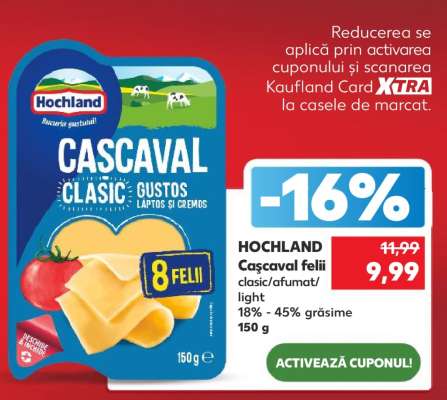 HOCHLAND Caşcaval felii