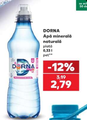 DORNA Apă minerală naturală plată