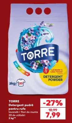 TORRE Detergent pudră pentru rufe
