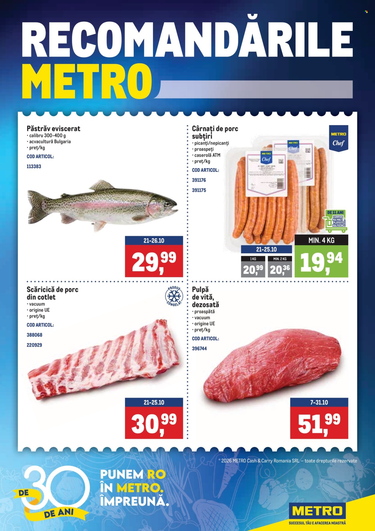Catalog Metro - 19.10.2026 - 26.10.2026. Pagina 1