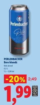 Perlenbacher Bere blondă