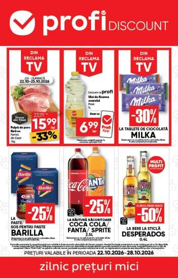 Cataloage Profi Discount - 22.10.2026 - 28.10.2026.