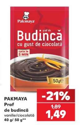 PAKMAYA Praf de budincă