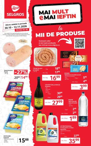 Cataloage Selgros - 30.10.2026 - 12.11.2026.